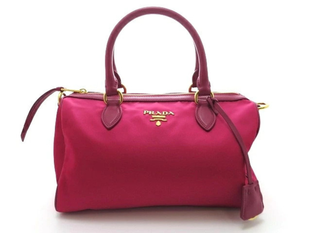 Prada bag Boston calfskin pink